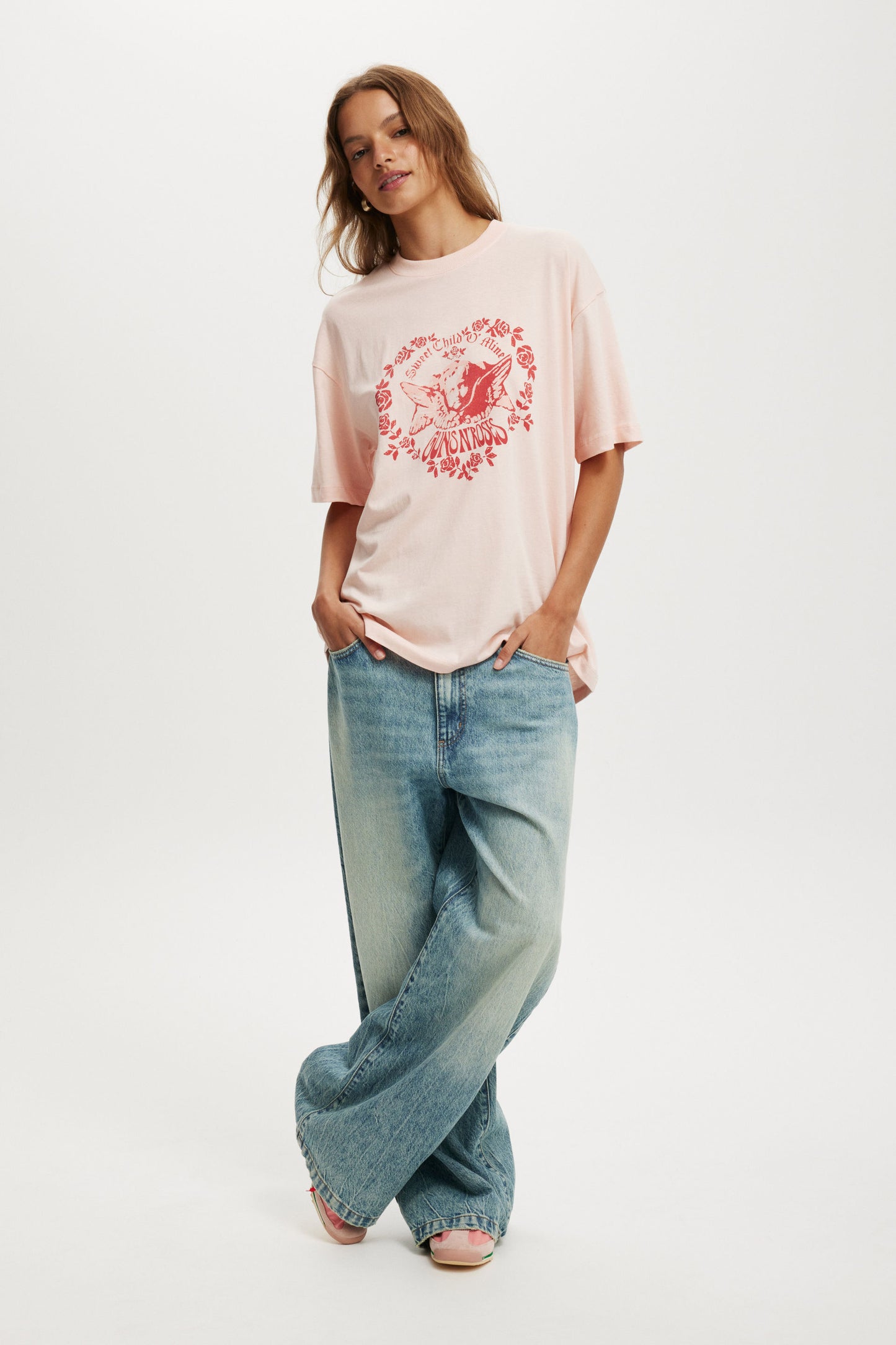 Guns n Roses Boxy Graphic Music Tee