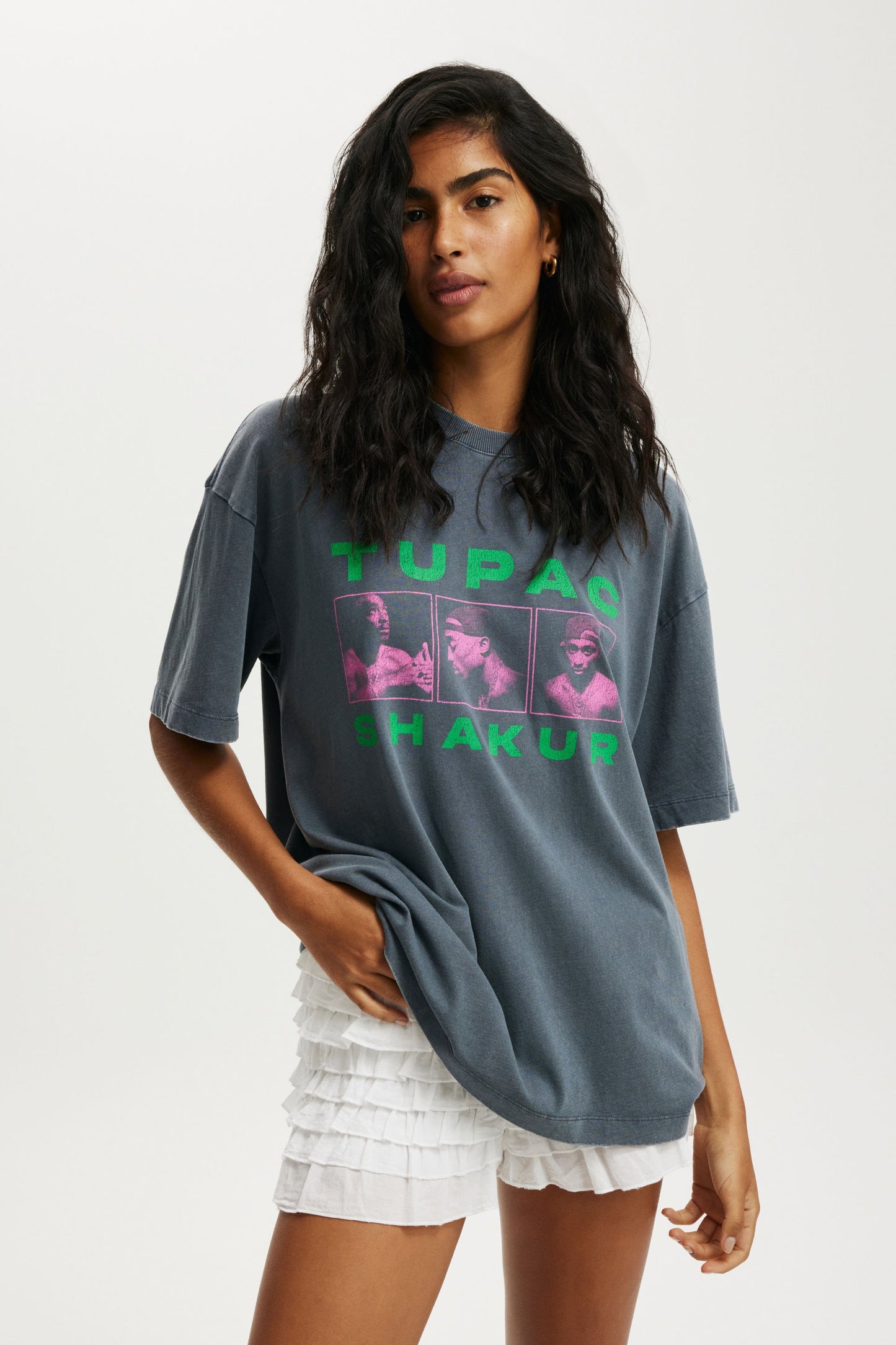 Tupac Boxy Graphic Tee