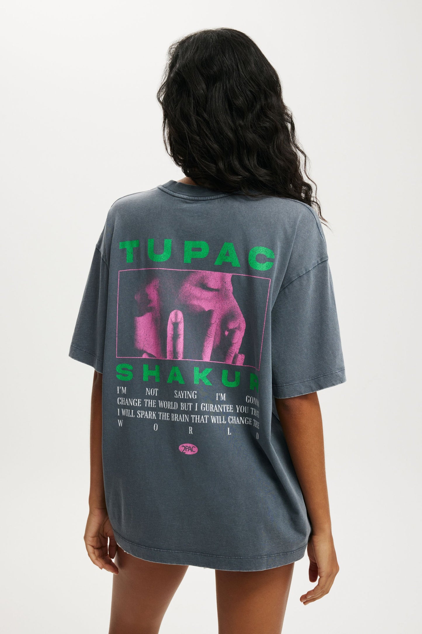Tupac Boxy Graphic Tee