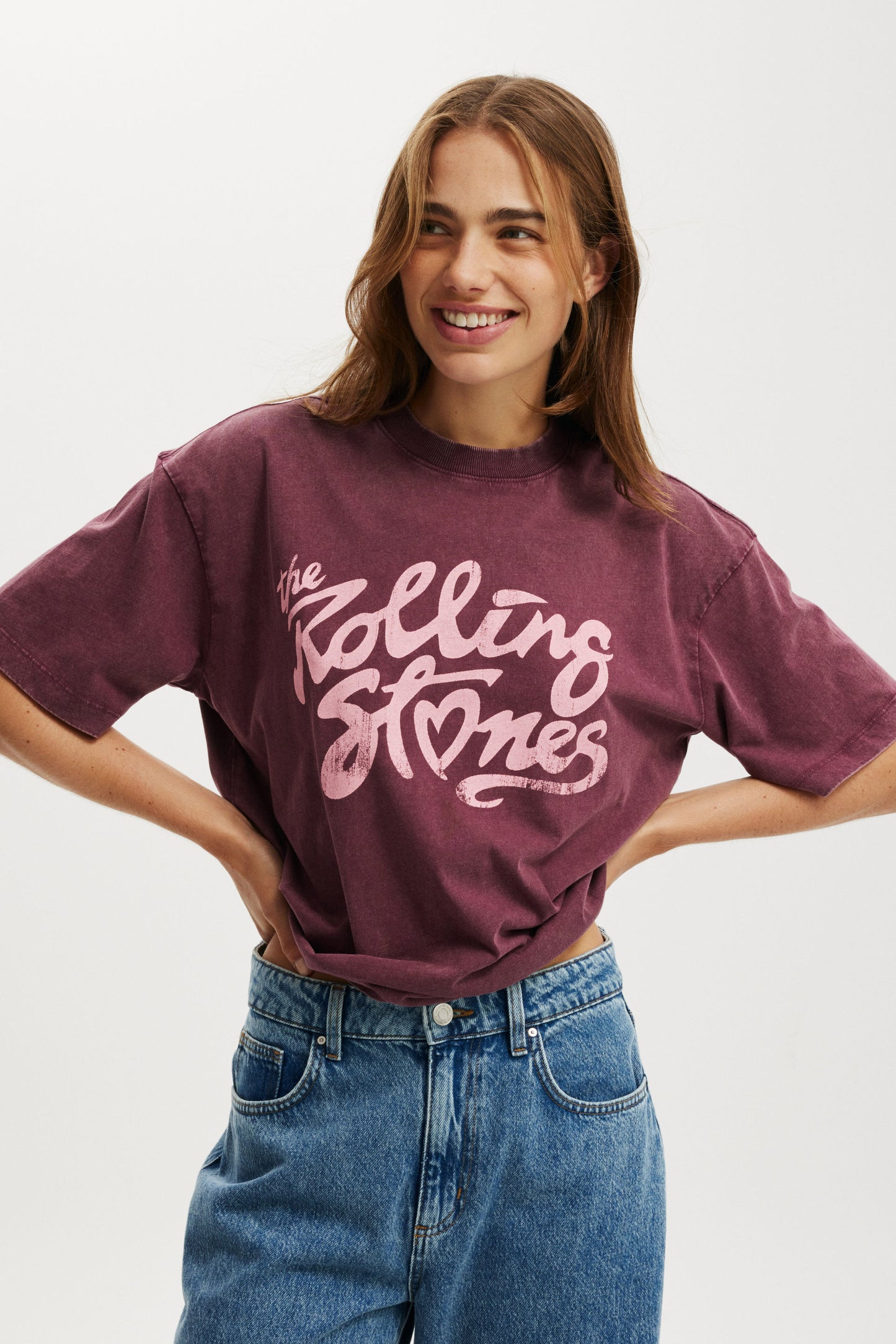 Rolling Stones Boxy Graphic Tee