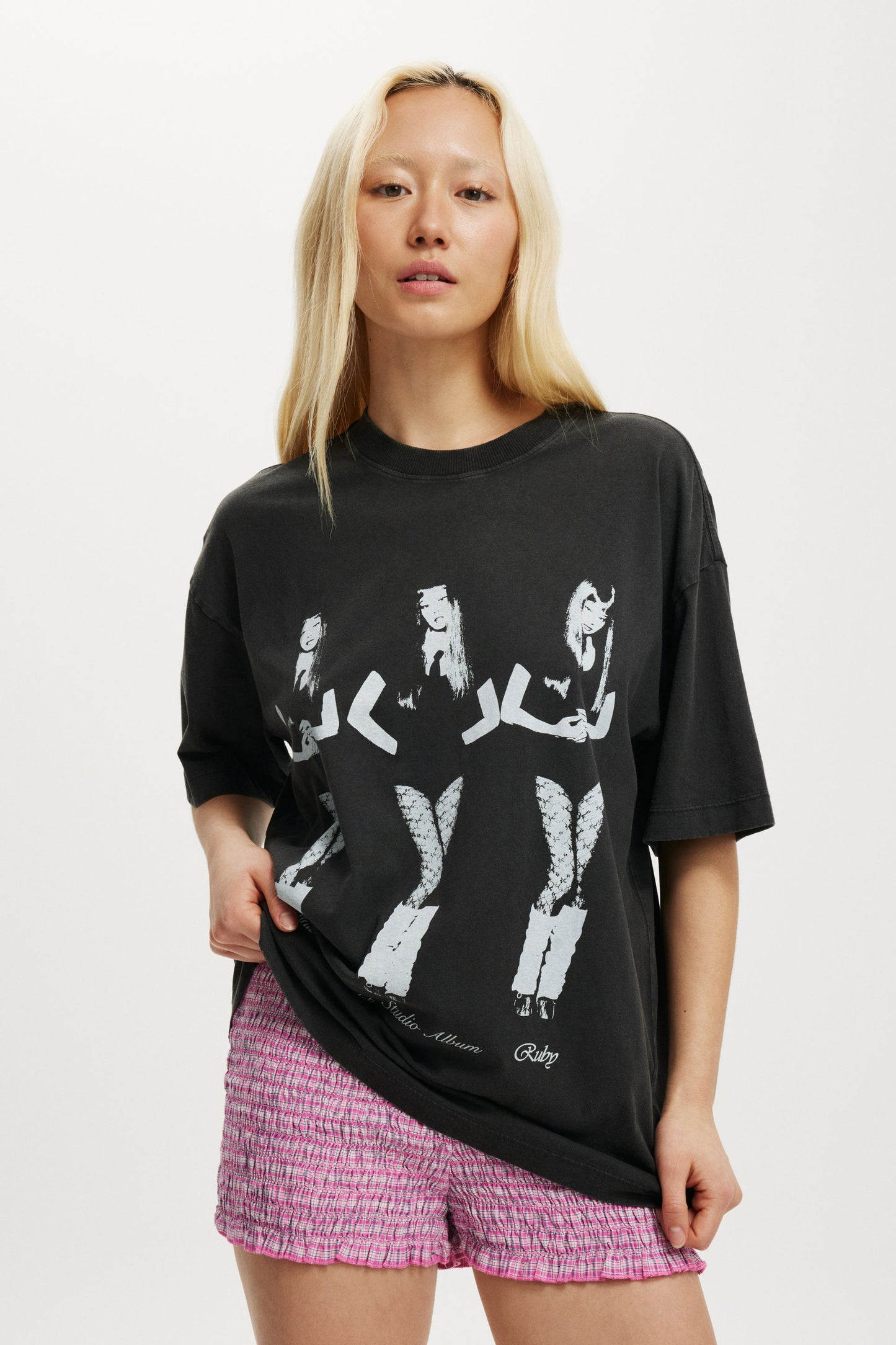 Jennie Boxy Graphic Music Tee