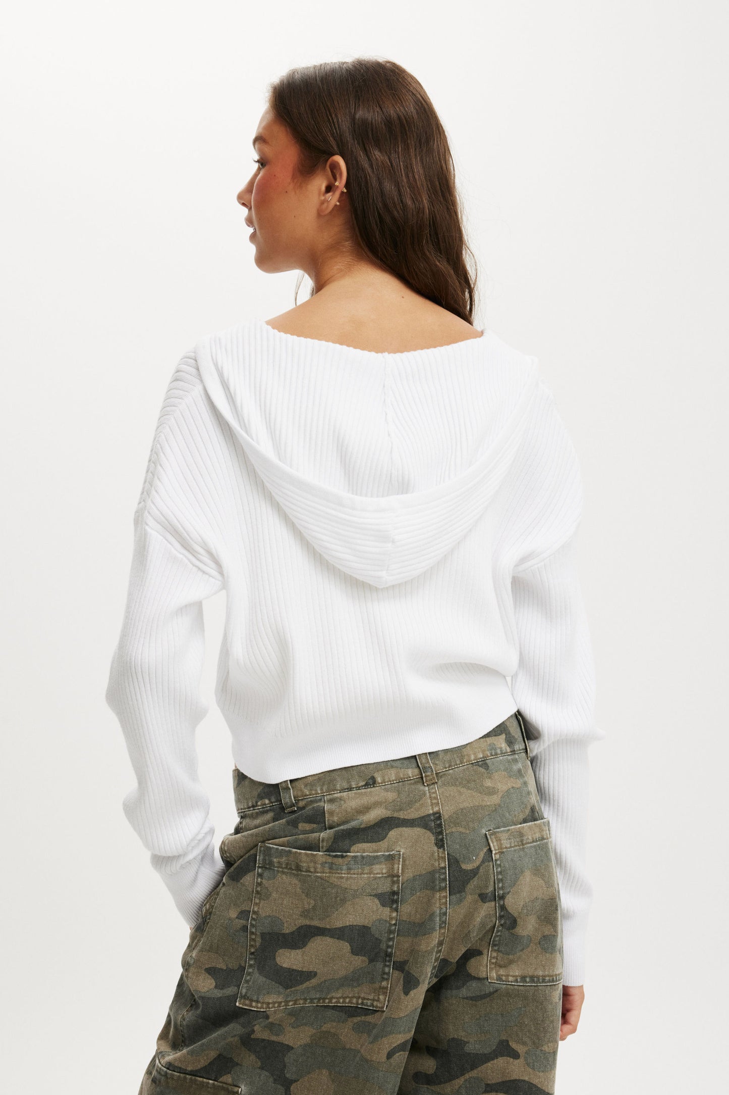 Zip It Good Hood Knit Cardigan