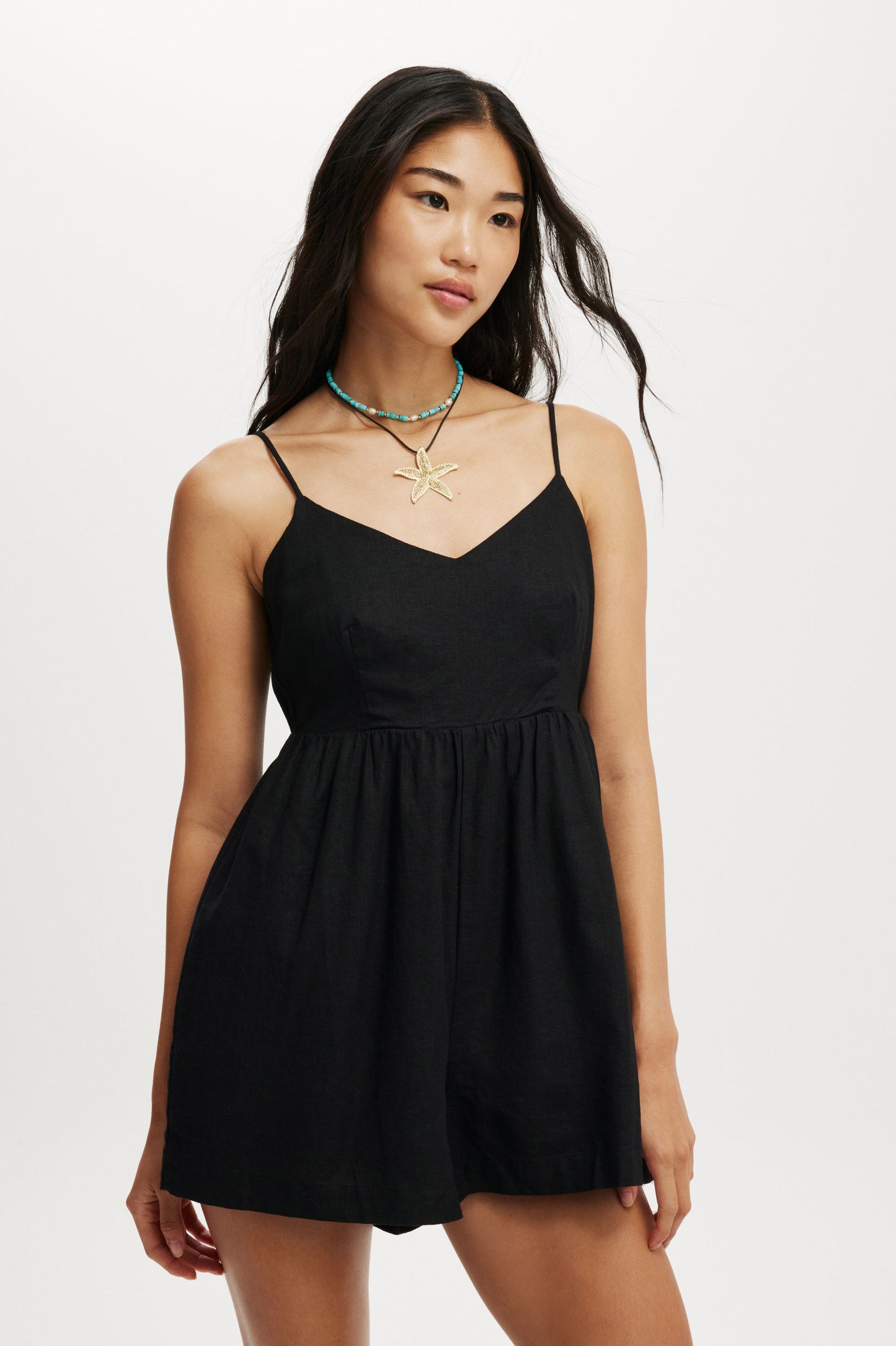 Haven Open Back Playsuit