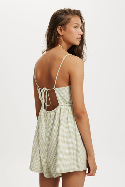 Haven Open Back Playsuit
