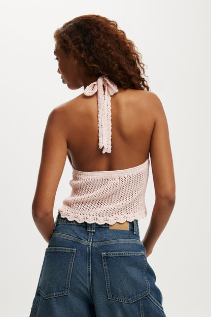 Crochet Scallop Halter