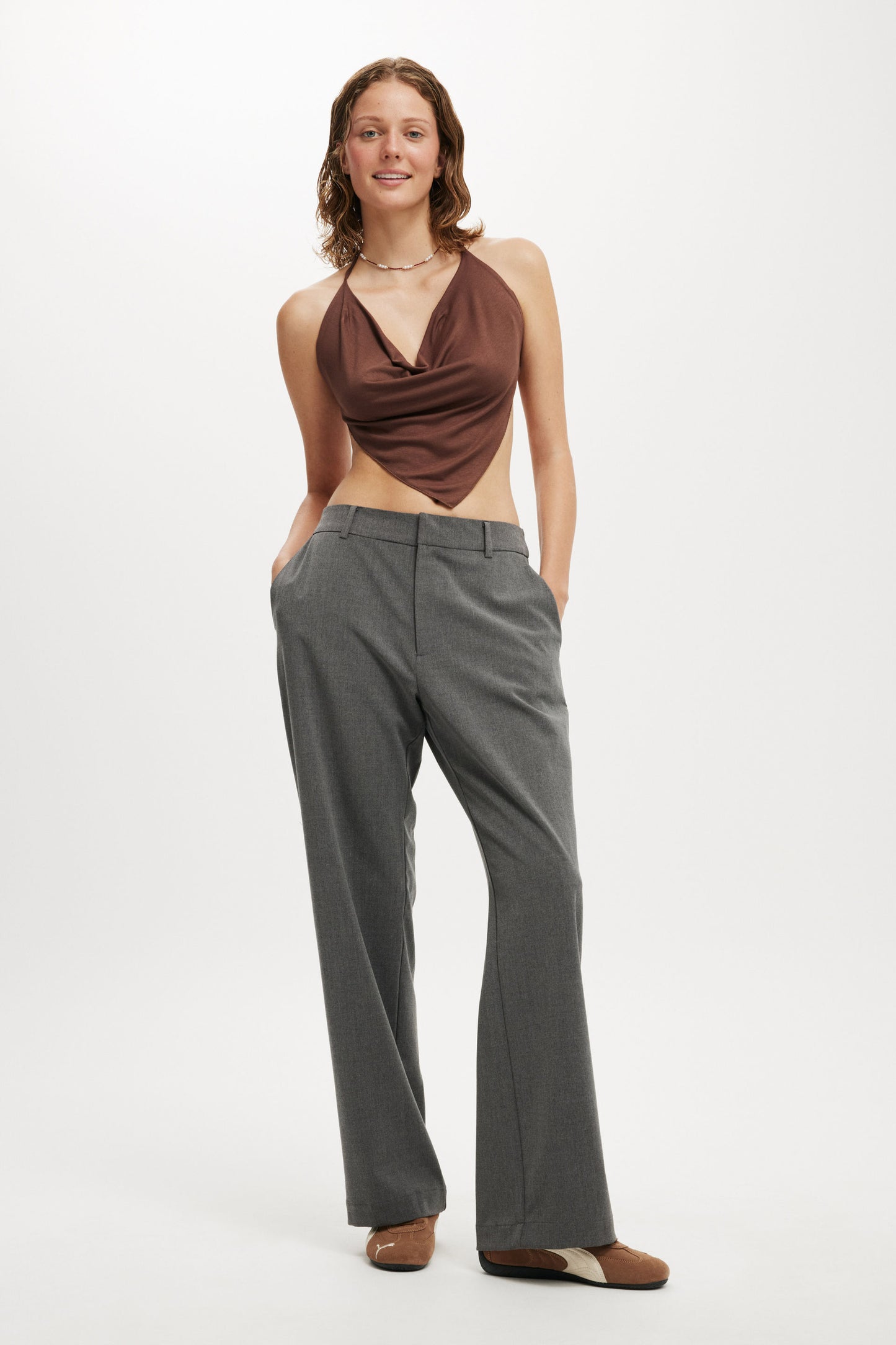 Jordie Cowl Neck Halter