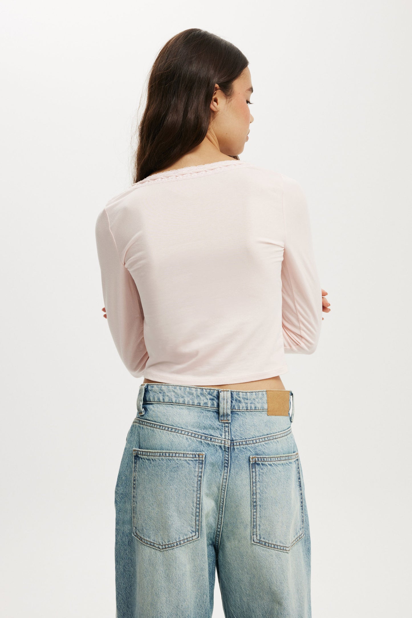 Annie Lace Tie Long Sleeve