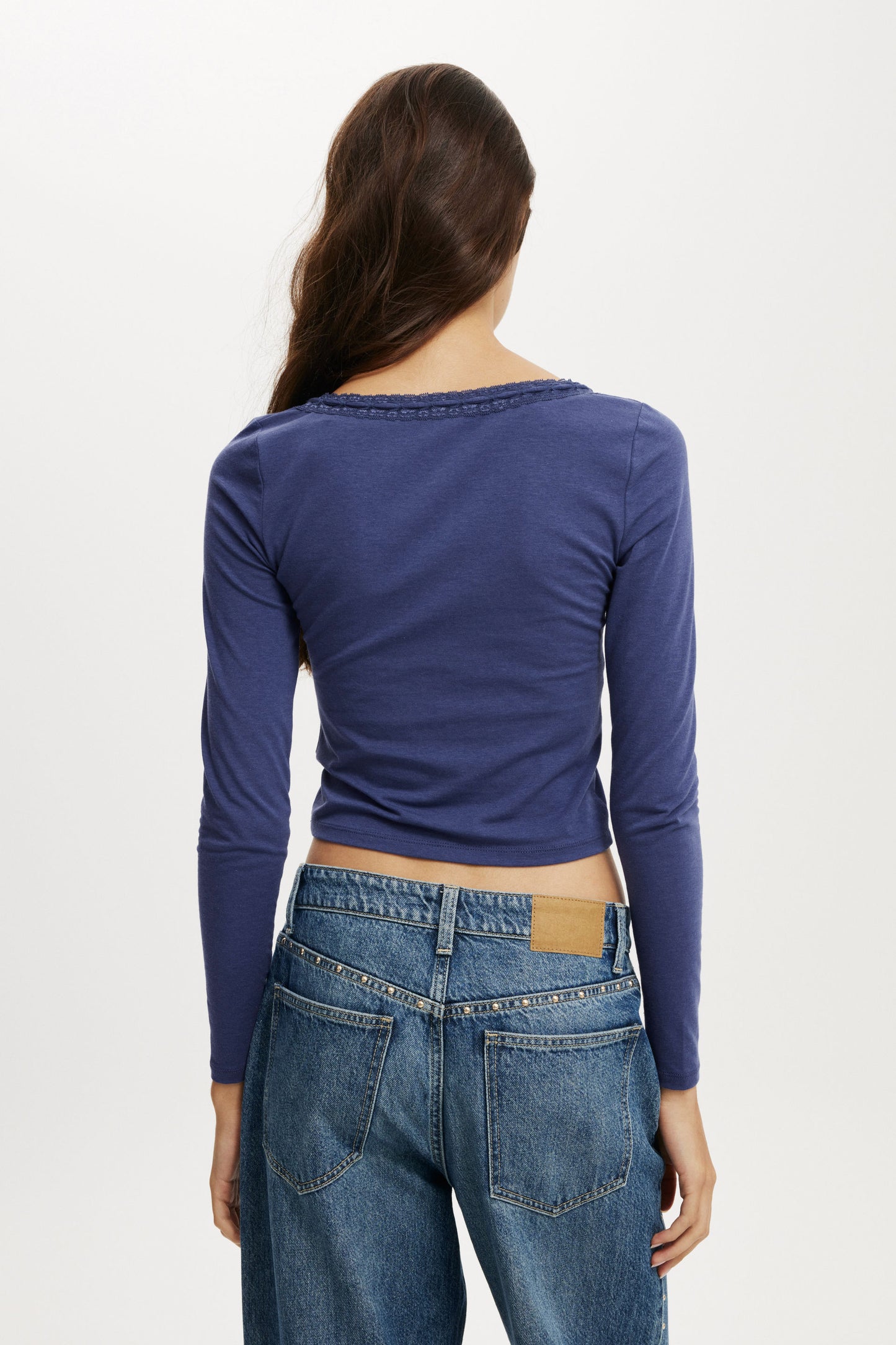 Annie Lace Tie Long Sleeve