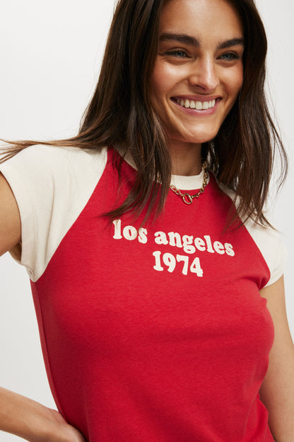 Retro Raglan Graphic Tee
