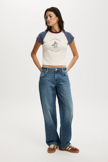 Retro Raglan Graphic Tee