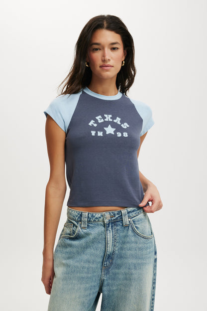 Retro Raglan Graphic Tee