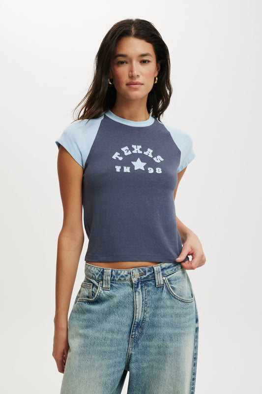 Retro Raglan Graphic Tee