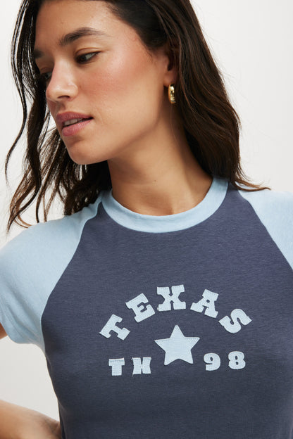 Retro Raglan Graphic Tee