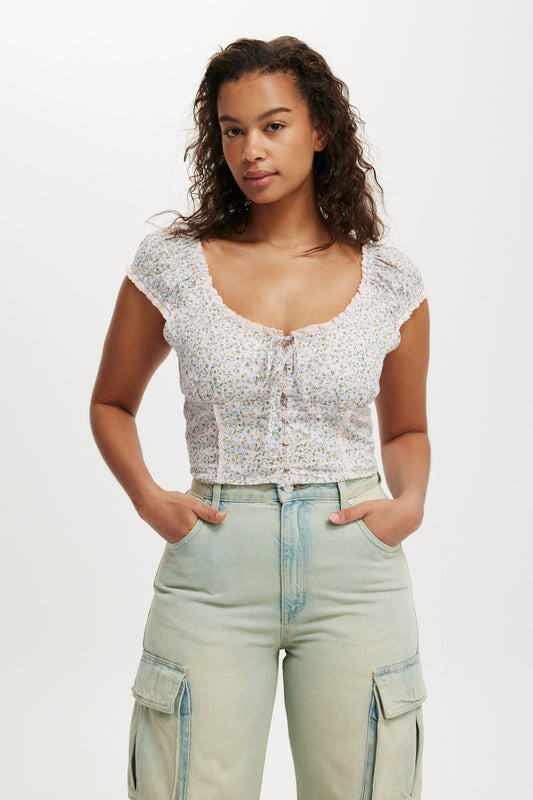 Kara Short Sleeve Top