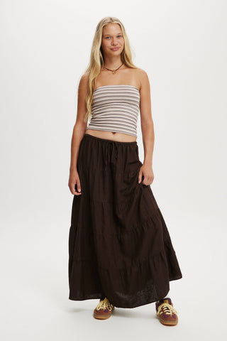 Haven Multi Tiered Maxi Skirt