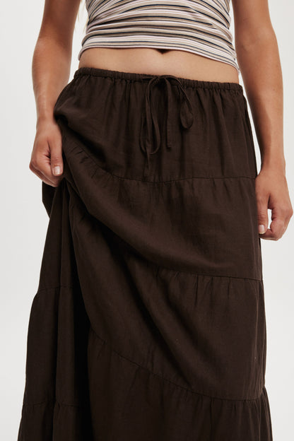 Haven Multi Tiered Maxi Skirt