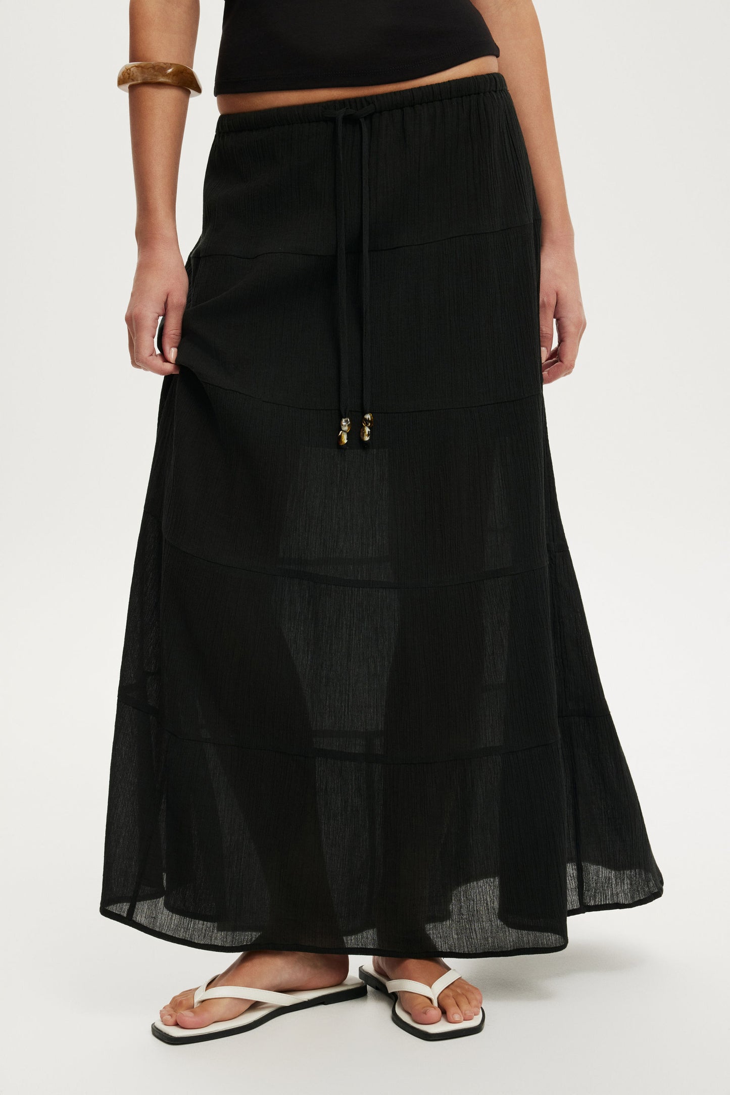 Haven Multi Tiered Maxi Skirt