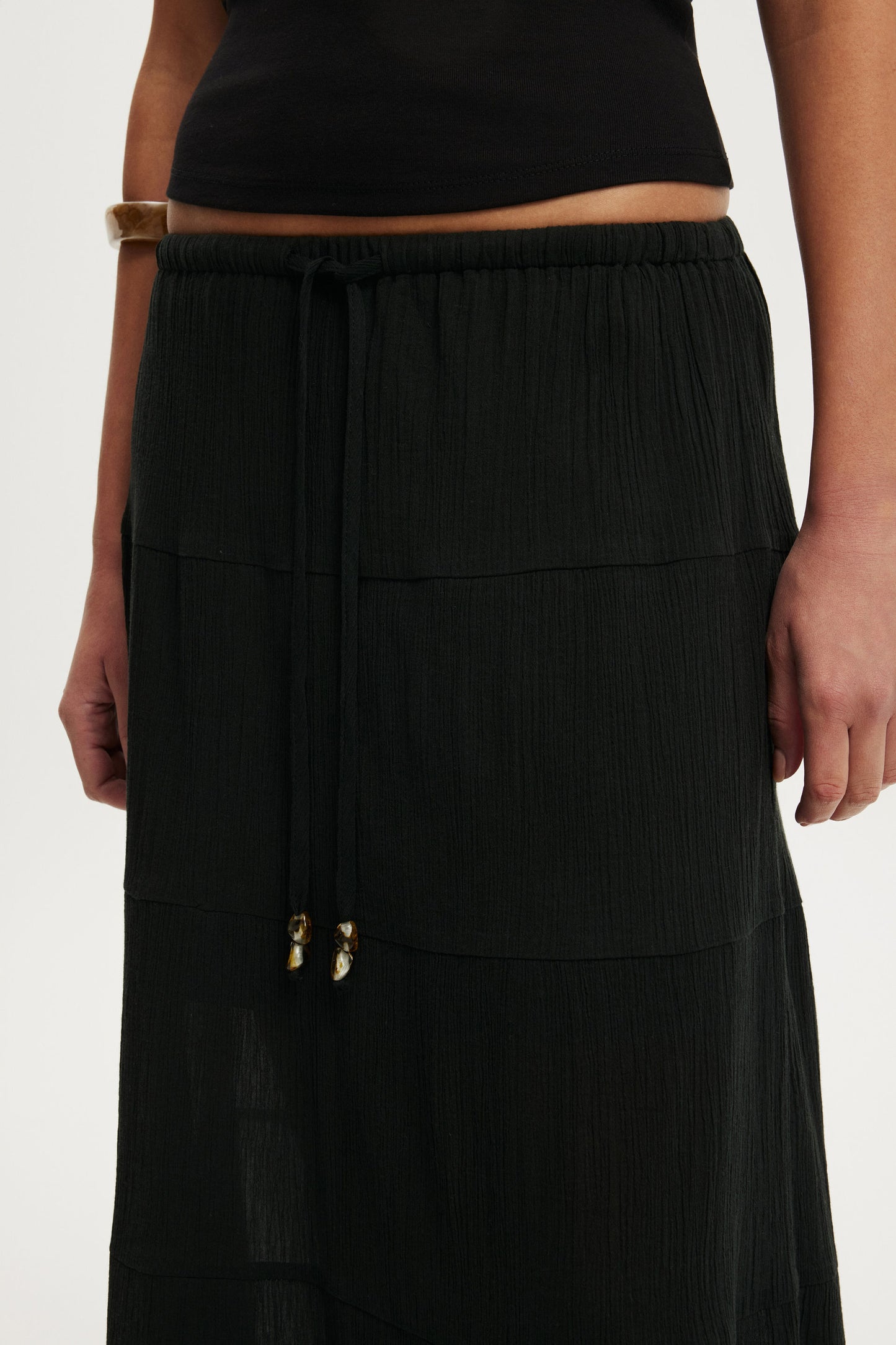 Haven Multi Tiered Maxi Skirt