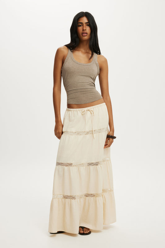 Haven Multi Tiered Maxi Skirt