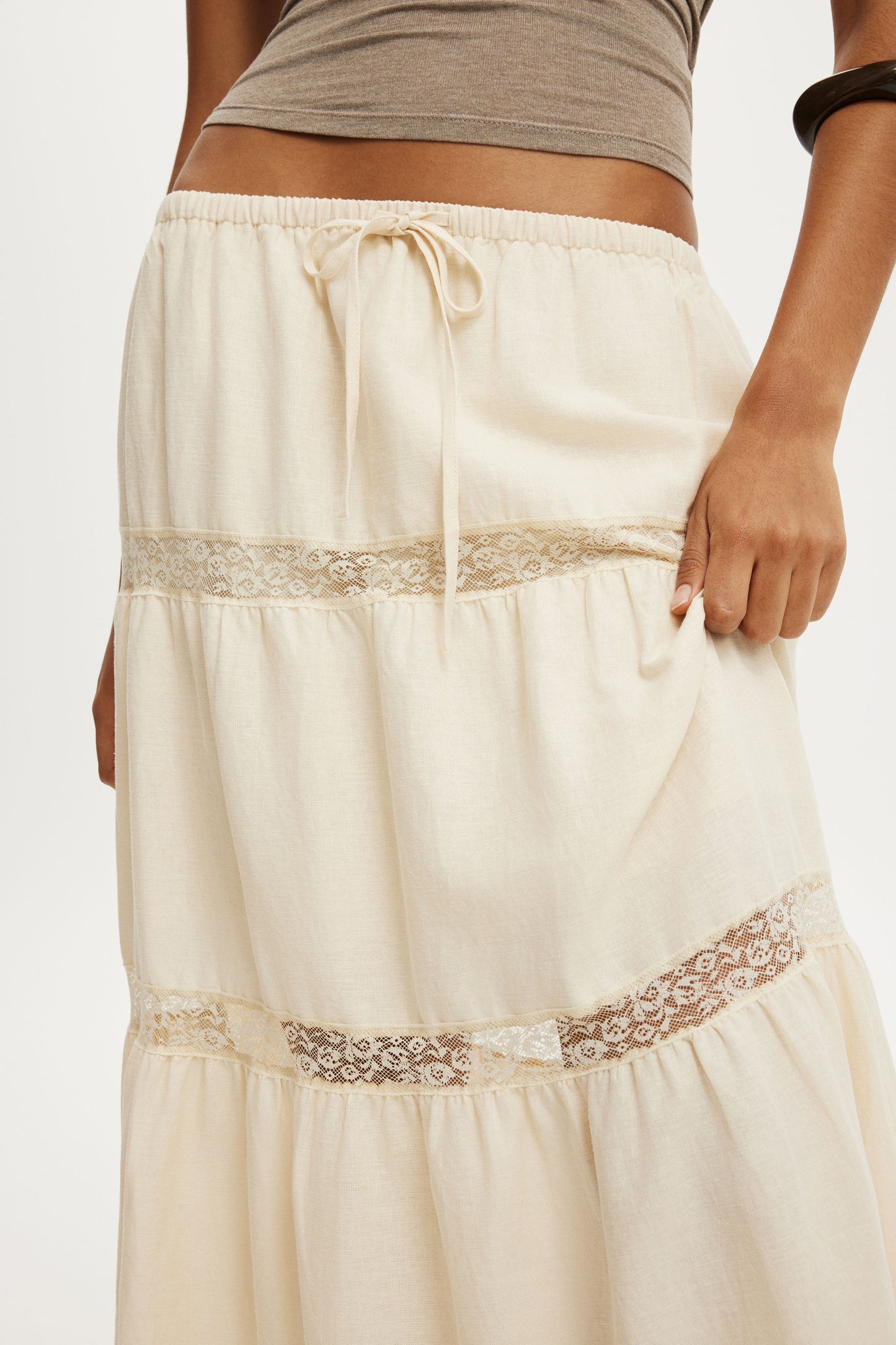 Haven Multi Tiered Maxi Skirt