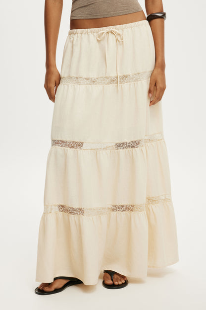 Haven Multi Tiered Maxi Skirt