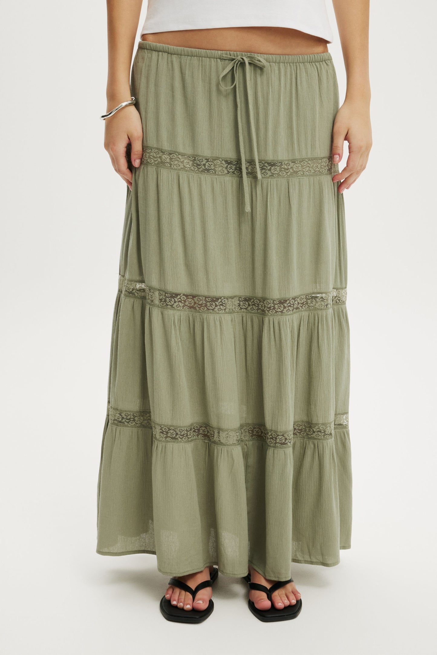 Haven Multi Tiered Maxi Skirt