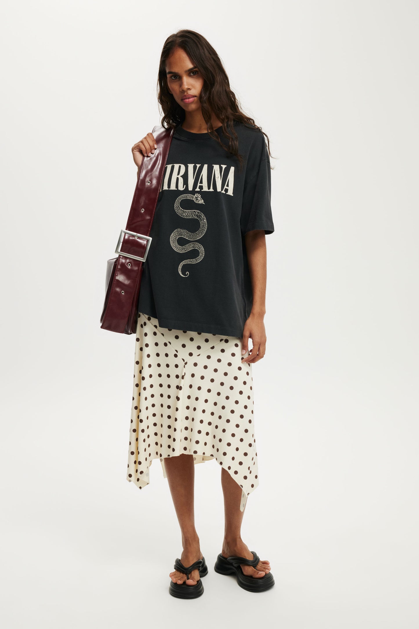 Nirvana Boxy Graphic Tee