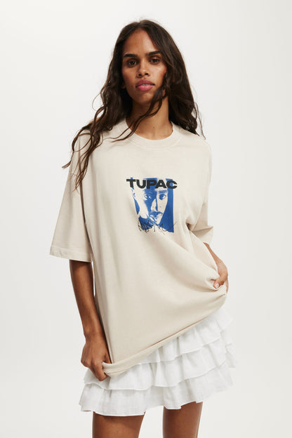 Tupac Boxy Graphic Tee