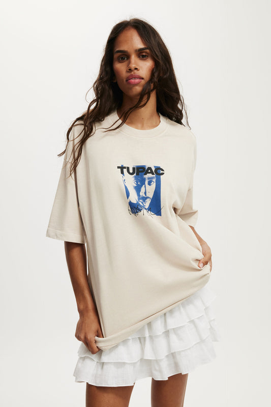 Tupac Boxy Graphic Tee
