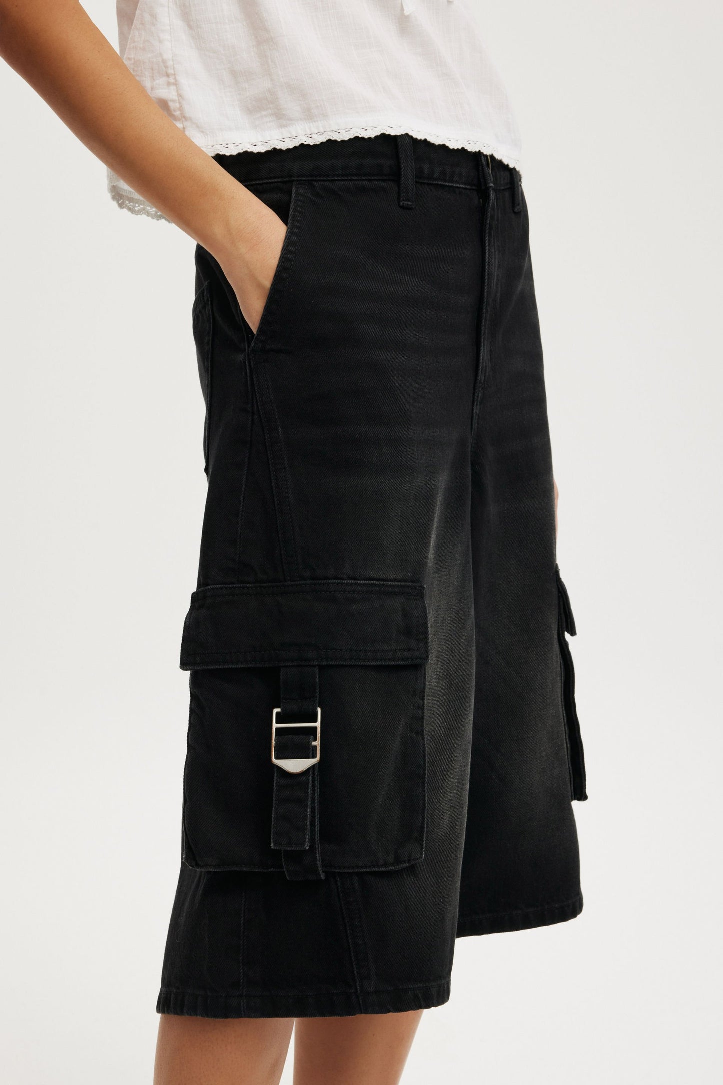 91 Baggy Denim Jort