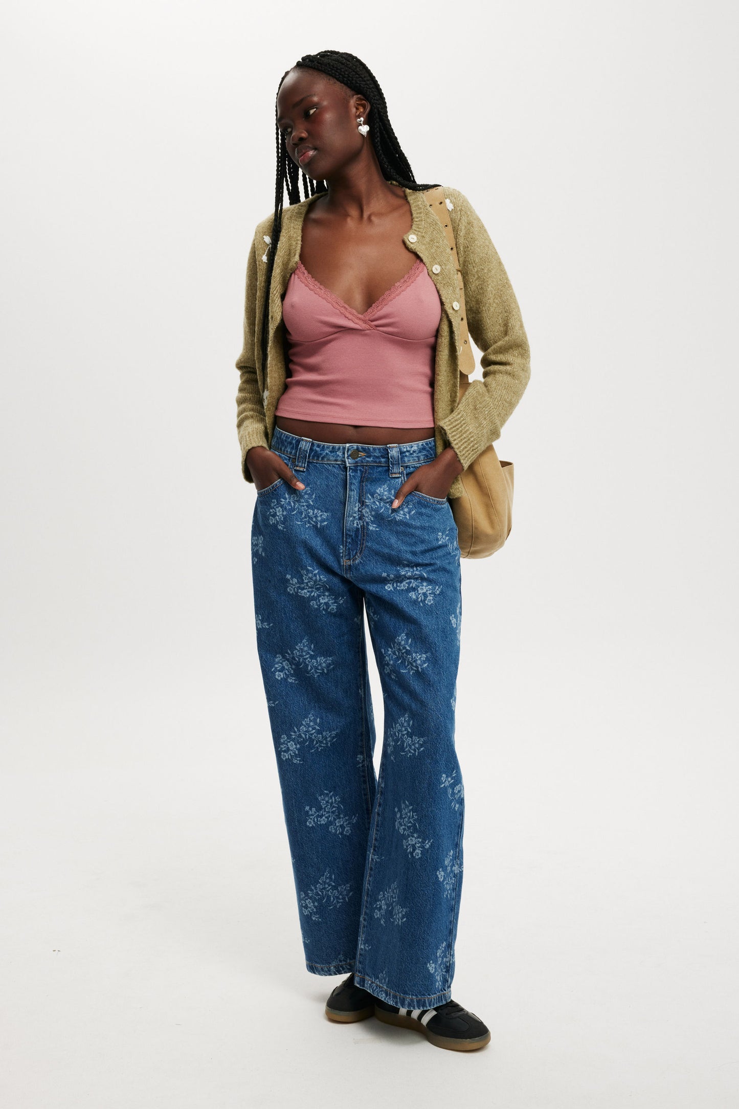 Clare Lace Trim Tank