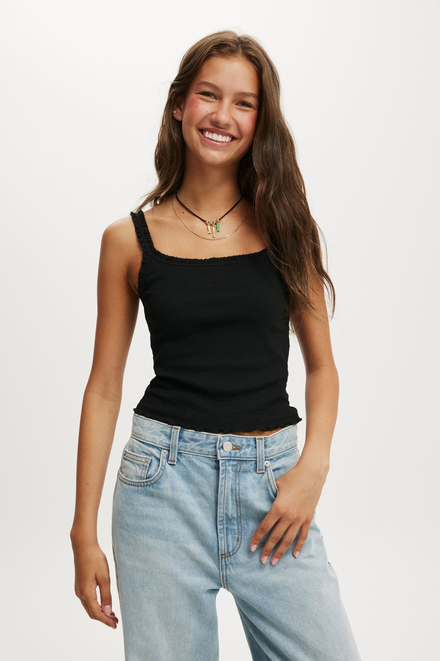 Chelsea Lace Trim Cami