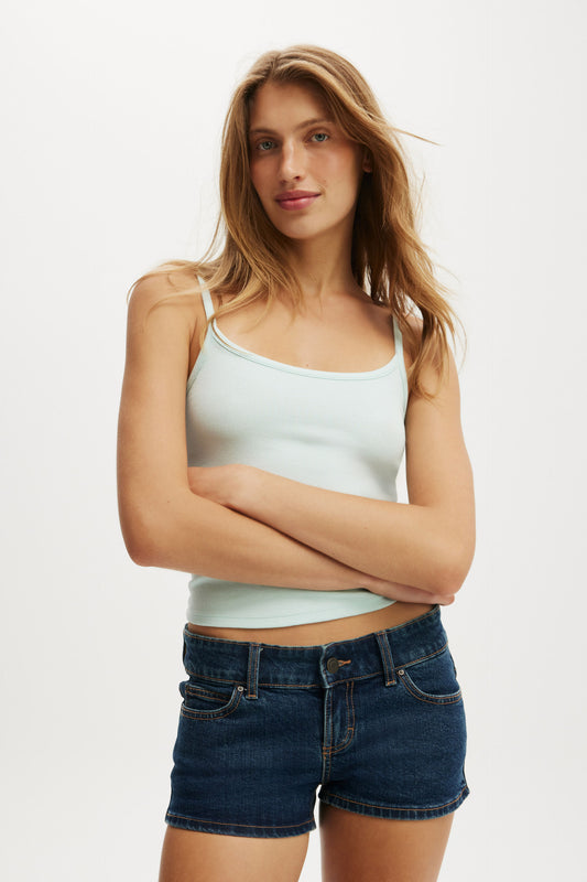 Micro Low Denim Short