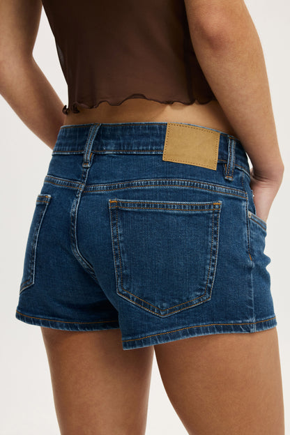 Micro Low Denim Short