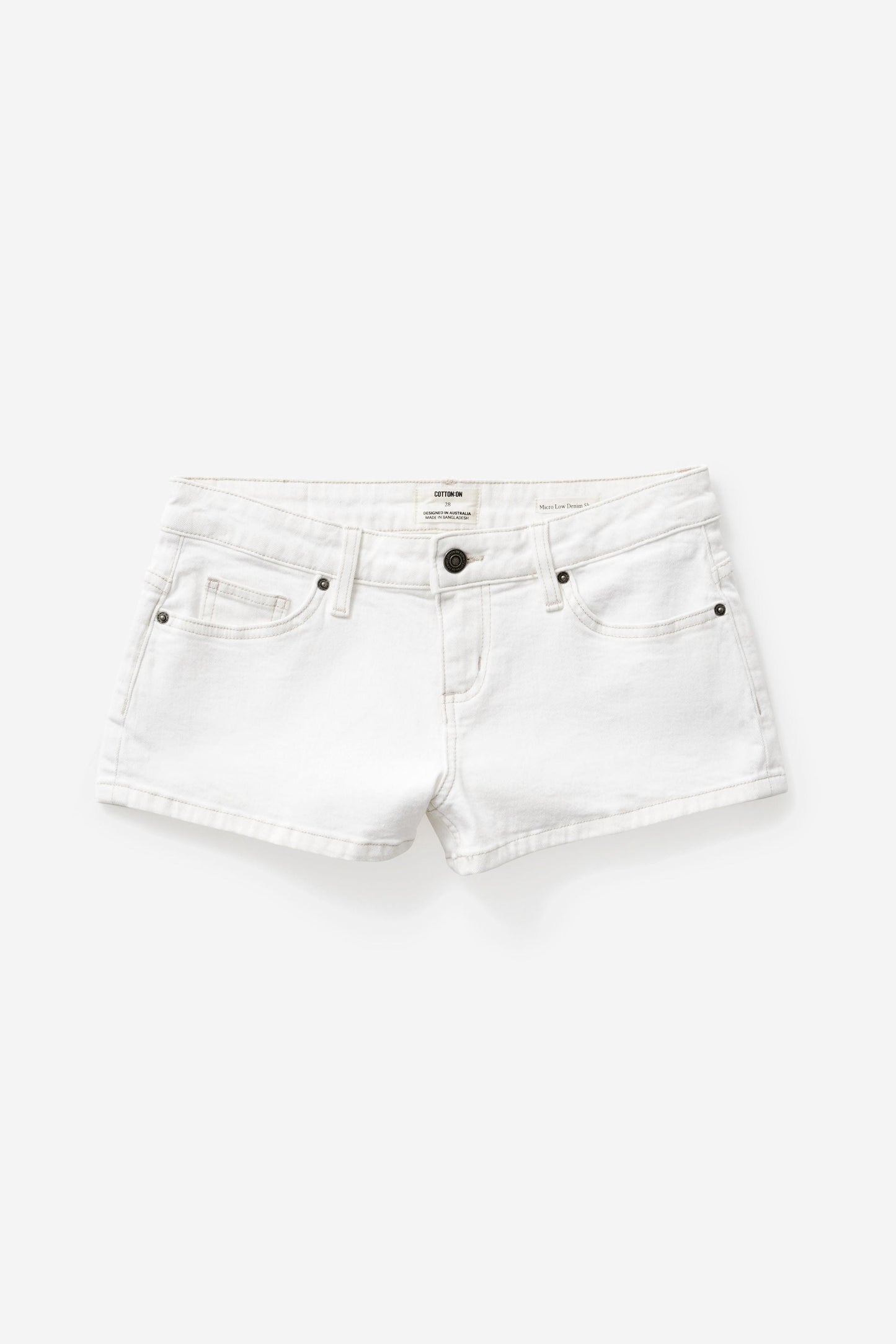 Micro Low Denim Short