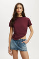 Micro Low Denim Skirt