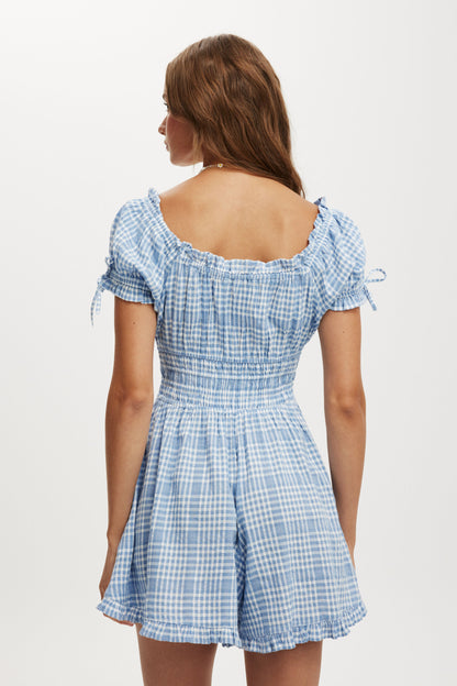 Sadie Button Through Playsuit
