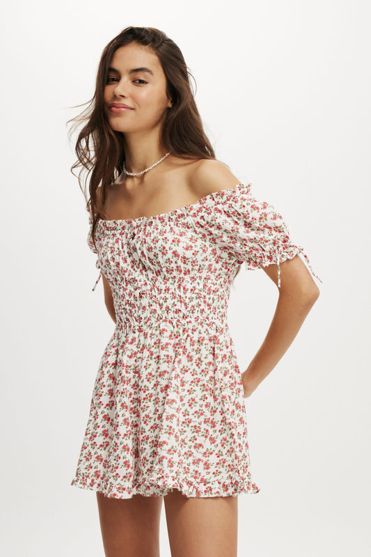Sadie Button Through Playsuit