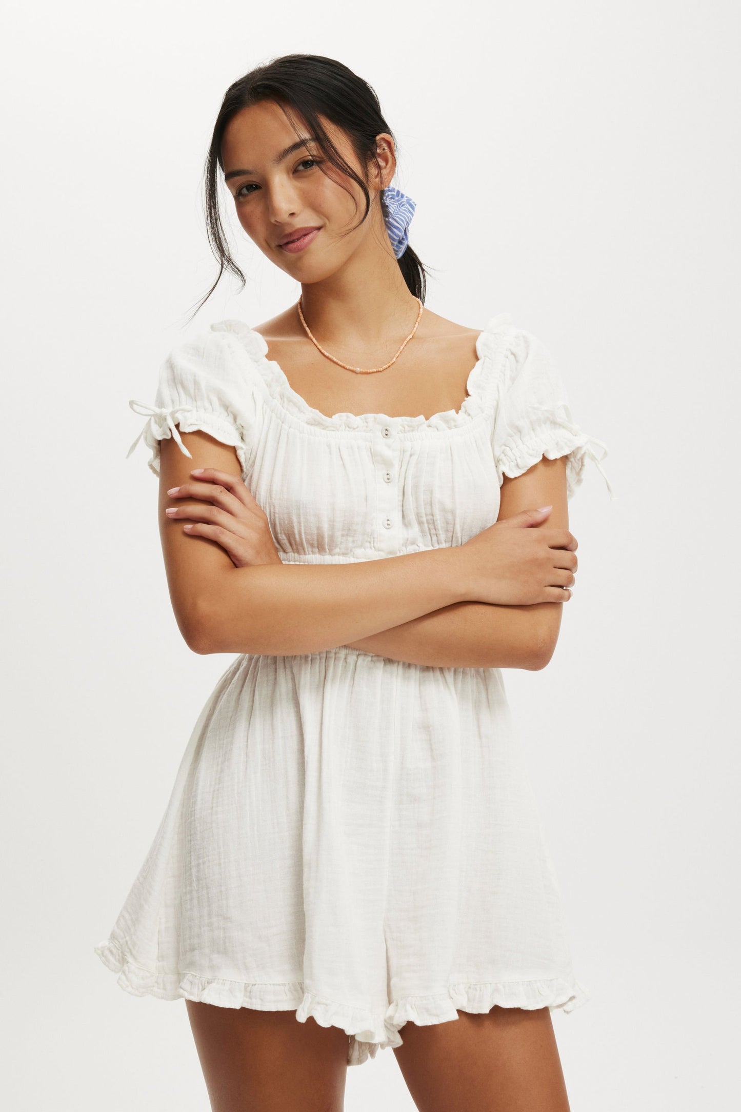 Sadie Button Through Playsuit