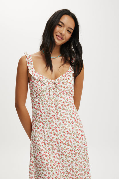 Layla Frill Midi Dress