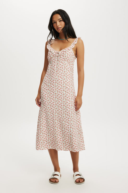 Layla Frill Midi Dress