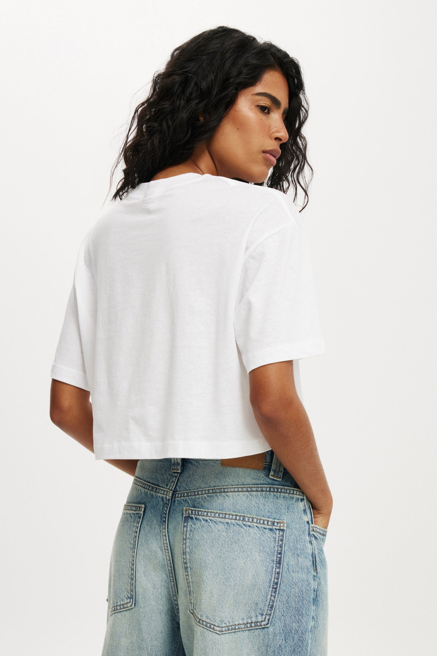 I Love NY Cropped Boxy Graphic Tee