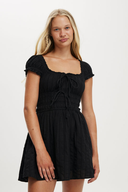 Jasmine Sleeved Mini Dress
