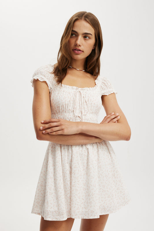 Jasmine Sleeved Mini Dress