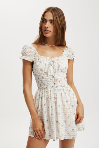 Jasmine Sleeved Mini Dress