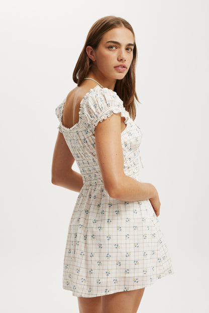 Jasmine Sleeved Mini Dress