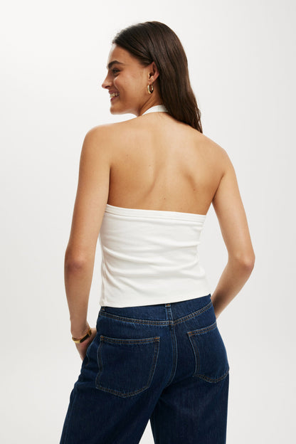 Alexa Button Front Halter