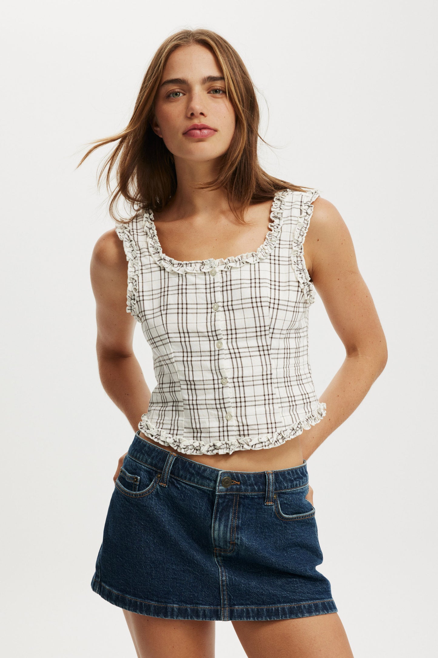 Emily Ruffle Top
