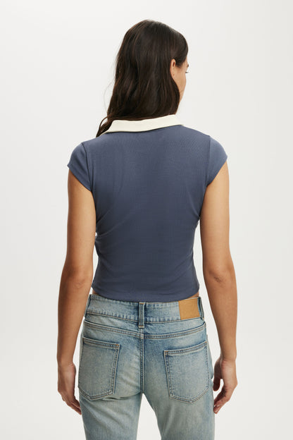 Alice Deep V Polo