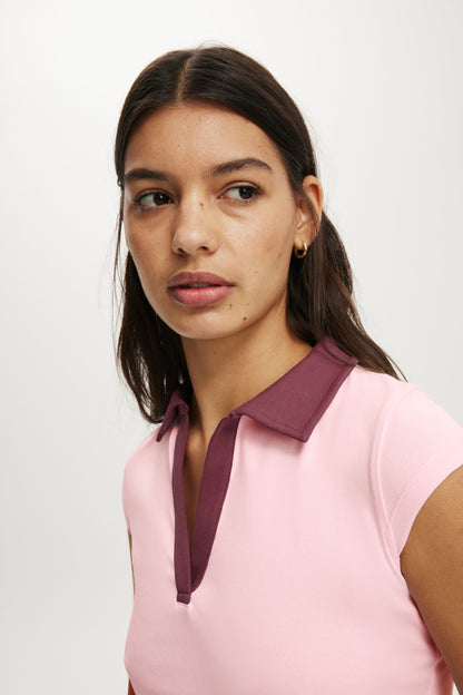 Alice Deep V Polo